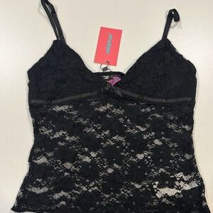 Edikted Sheer Lace Tank Top never worn